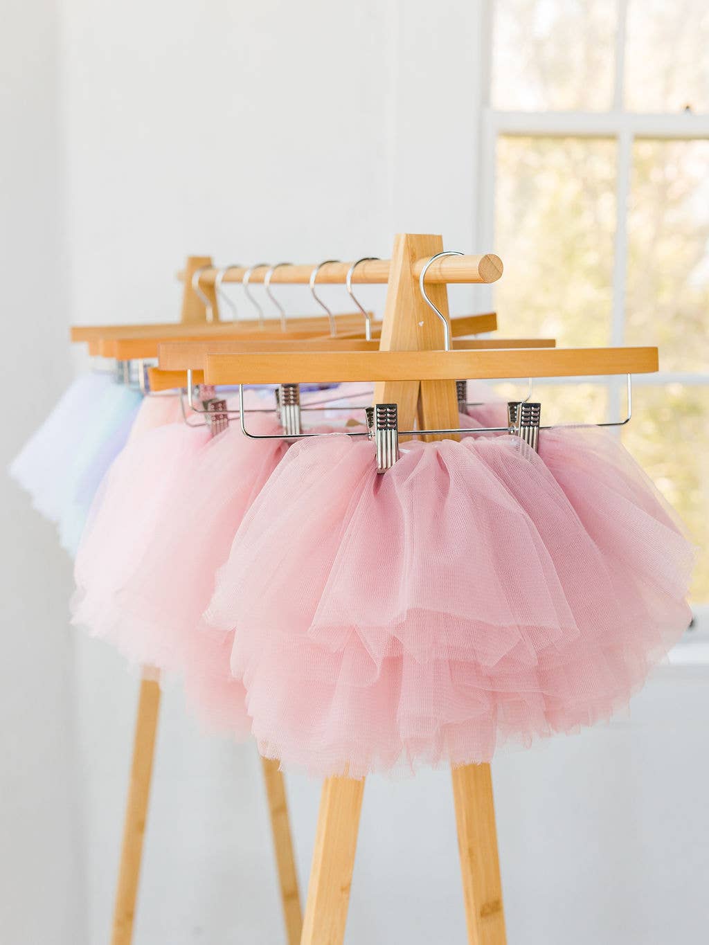 The Glam Goat - Vente Tutu – enfant - Jupe tutu volumineuse mauve poussiéreuse rose pâle, jupe tutu complète8