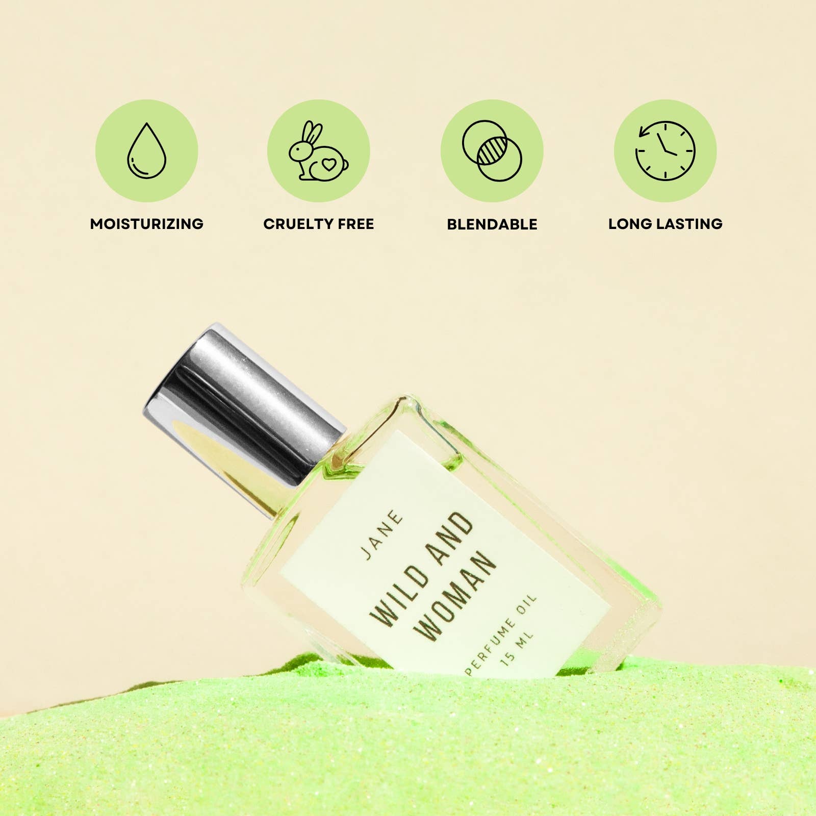 Wild and Woman Perfume - Wholesale Roll-On Fragrance - Jane Perfume Oil - The Child Of Nature - Santal Fragrances4