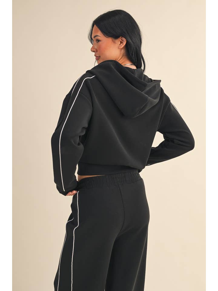 KIMBERLY C – Großhandel Sportjacke – Damen – Superweiche Air-Scuba-Kapuzenjacke mit Reißverschluss und Paspelierung4