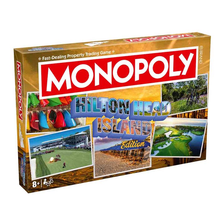 Hilton Head, SC Monopoly Board Game for wholesale by Top Trumps USA, Inc.