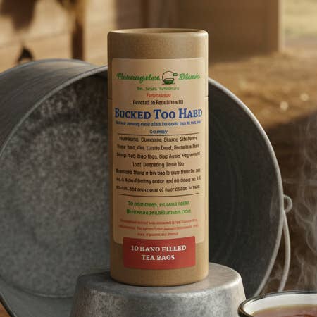 Bucked Too Hard - Hangover Tea Blend - Artisanal Blend for wholesale by Morningstar Blends