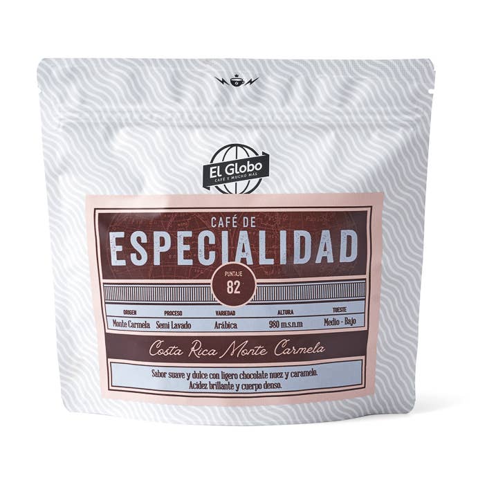 Café de spécialité Costa Rica Monte Carmela 250 g pour la vente par CAFÉS EL GLOBO SL