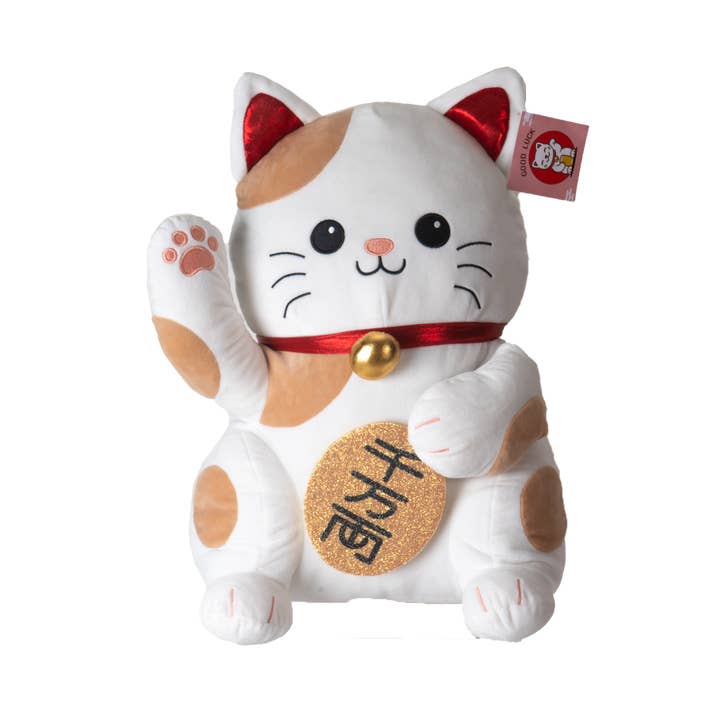 Urban Tokyo - Wholesale Stuffed/Plush Toy - Kids & Baby - 15"H Maneki Neko Lucky Cat Squishable Plush (1/12)