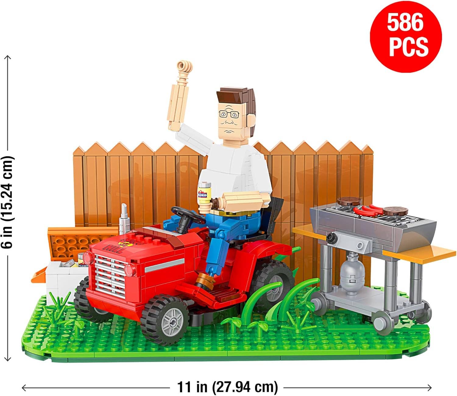 Brickcraft - Wholesale Building Set - Kids - King of The Hill Hank Hill’s Backyard Building Block Set2