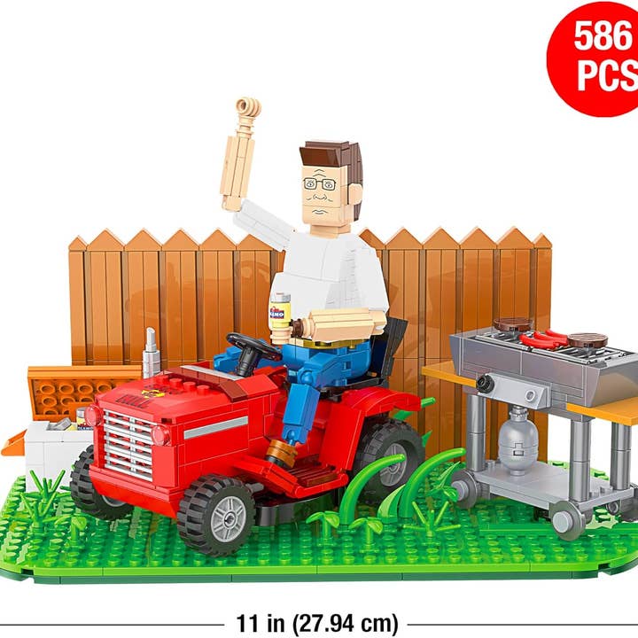 Brickcraft - Wholesale Building Set - Kids - King of The Hill Hank Hill’s Backyard Building Block Set2