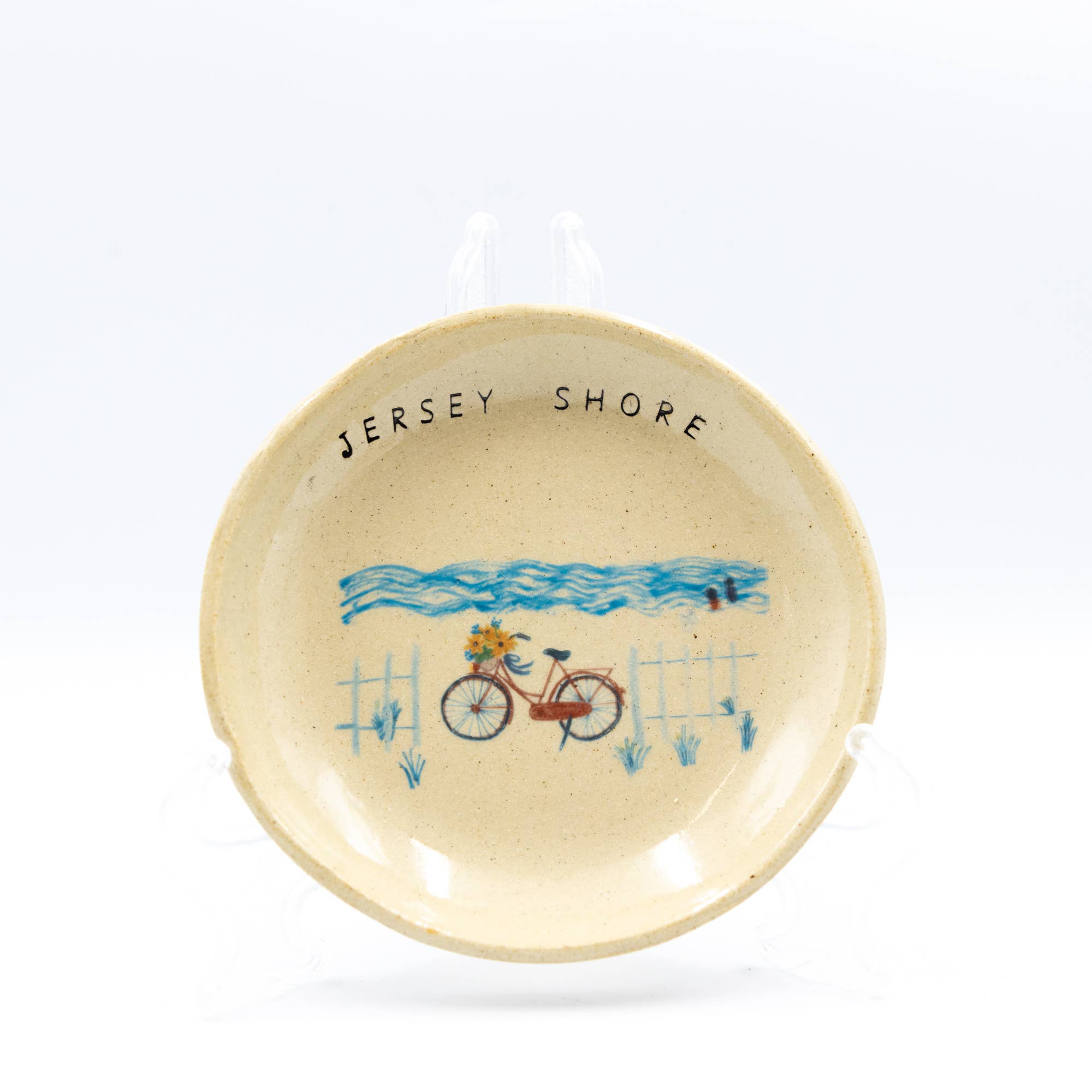 Tara Kothari - Wholesale Jewelry Dish - Custom Beach Illustrated Handmade Souvenir Dish1