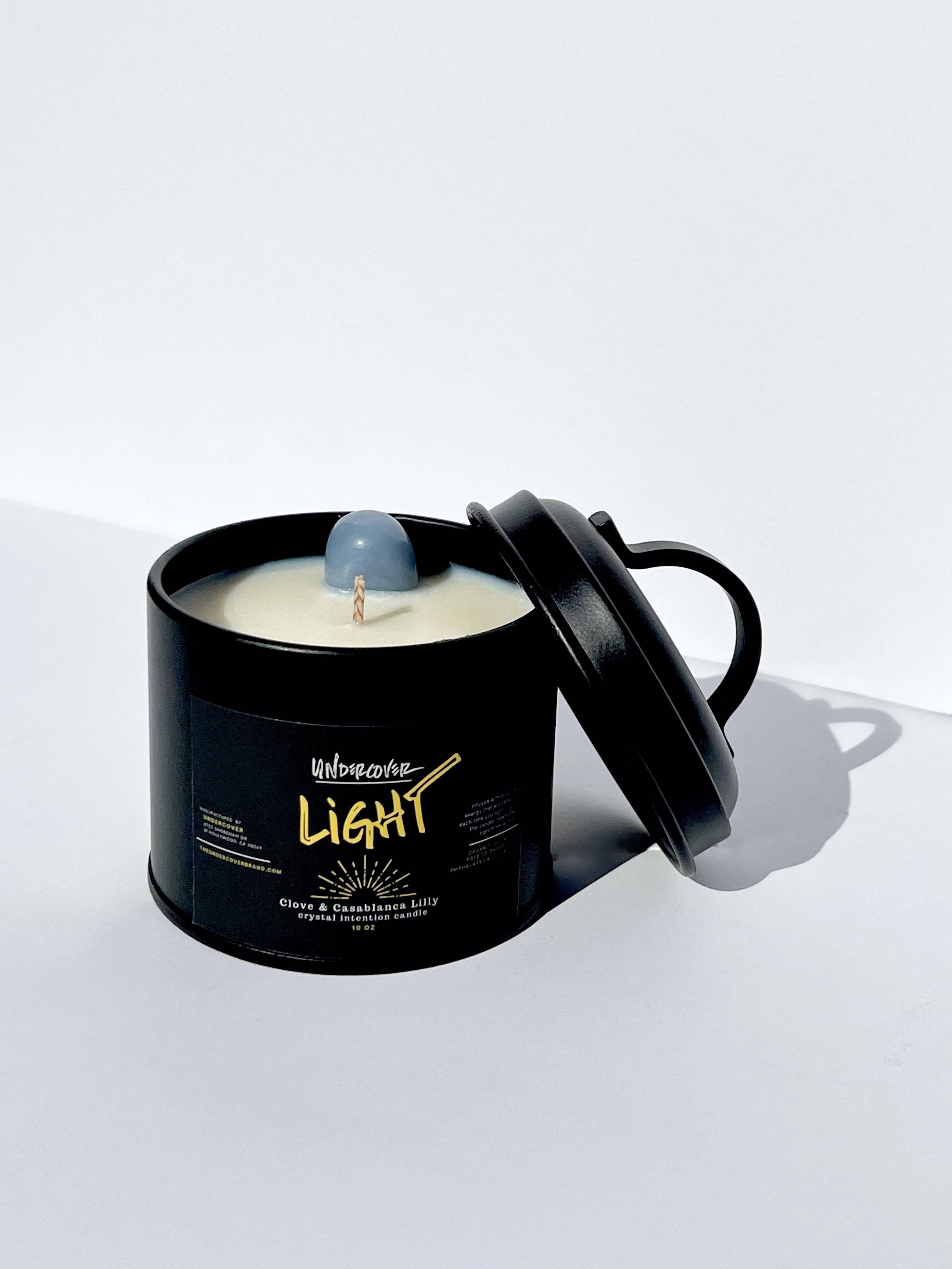 UNDERCOVER - Wholesale Jar/filled candle - LIGHT: Clove & Casablanca Lilly Crystal Candle