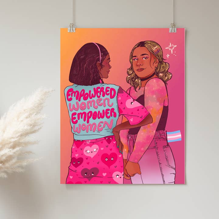 Empowered Women Empower Women - Print for wholesale by Liberal Jane Illustration
