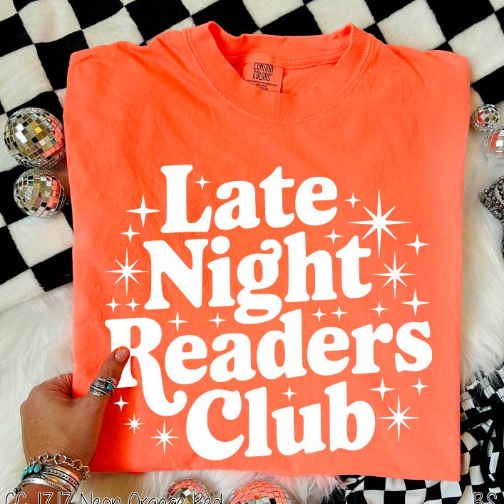 Bama Screens - Wholesale Screen Printed T-Shirt - Women's - Late Night Readers #BS83471