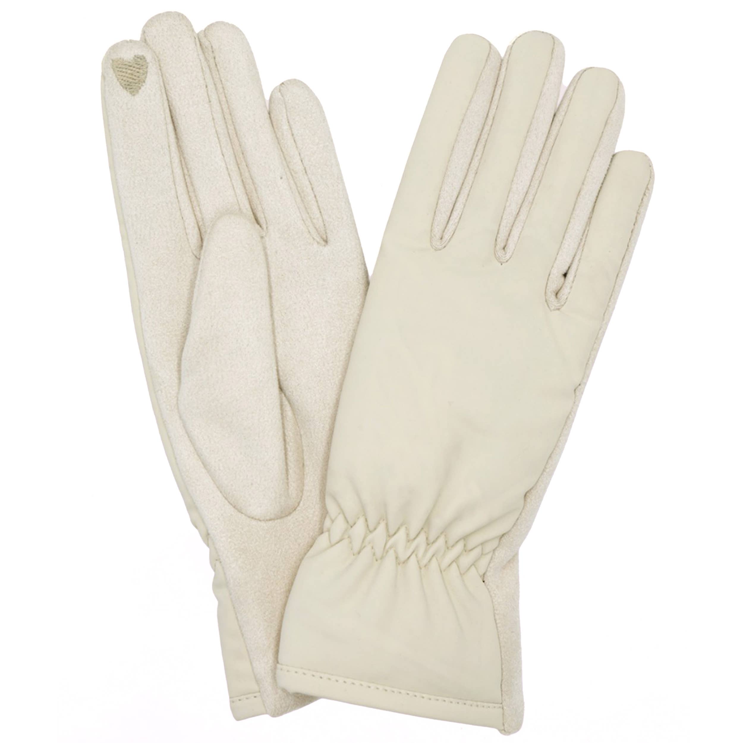 Hana - Wholesale Gloves - Women's - Shirred Wrist Smart Touch Winter Gloves0