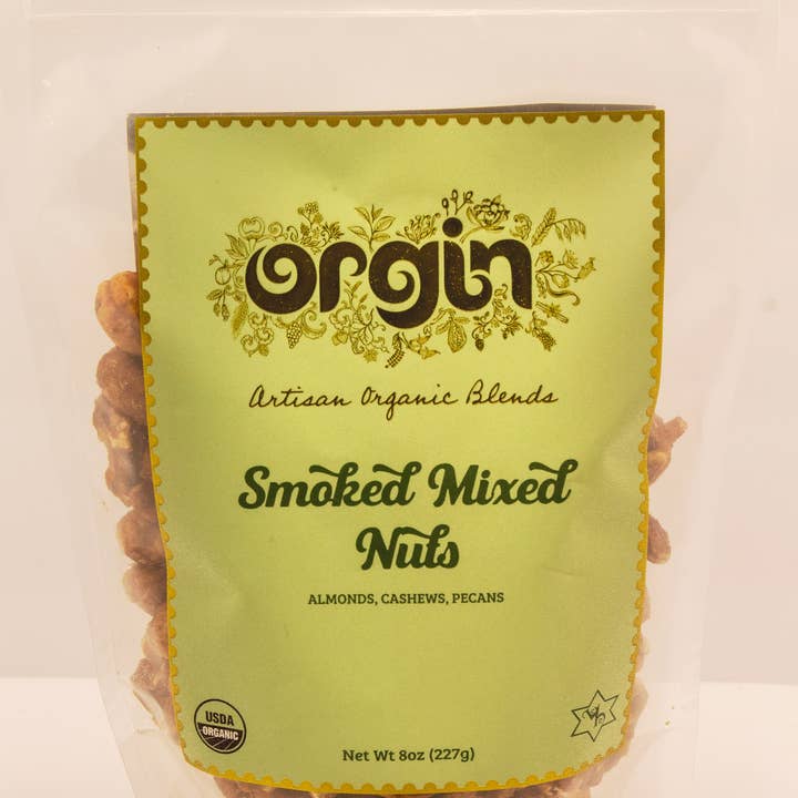 Orgin Organic Smoked Mixed Nuts (BULK) for wholesale by Orgin Organics
