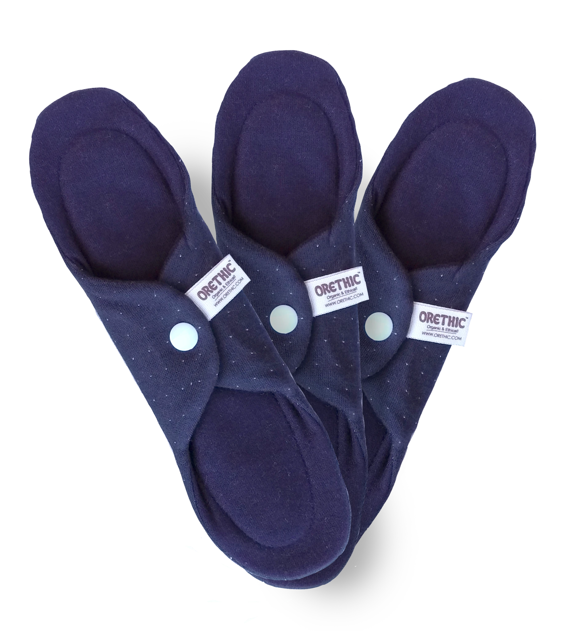 Orethic - Wholesale Period Underwear - Women's - Organic Sanitary Pads Polkadots - Pack 6 Multisize s-m-l15