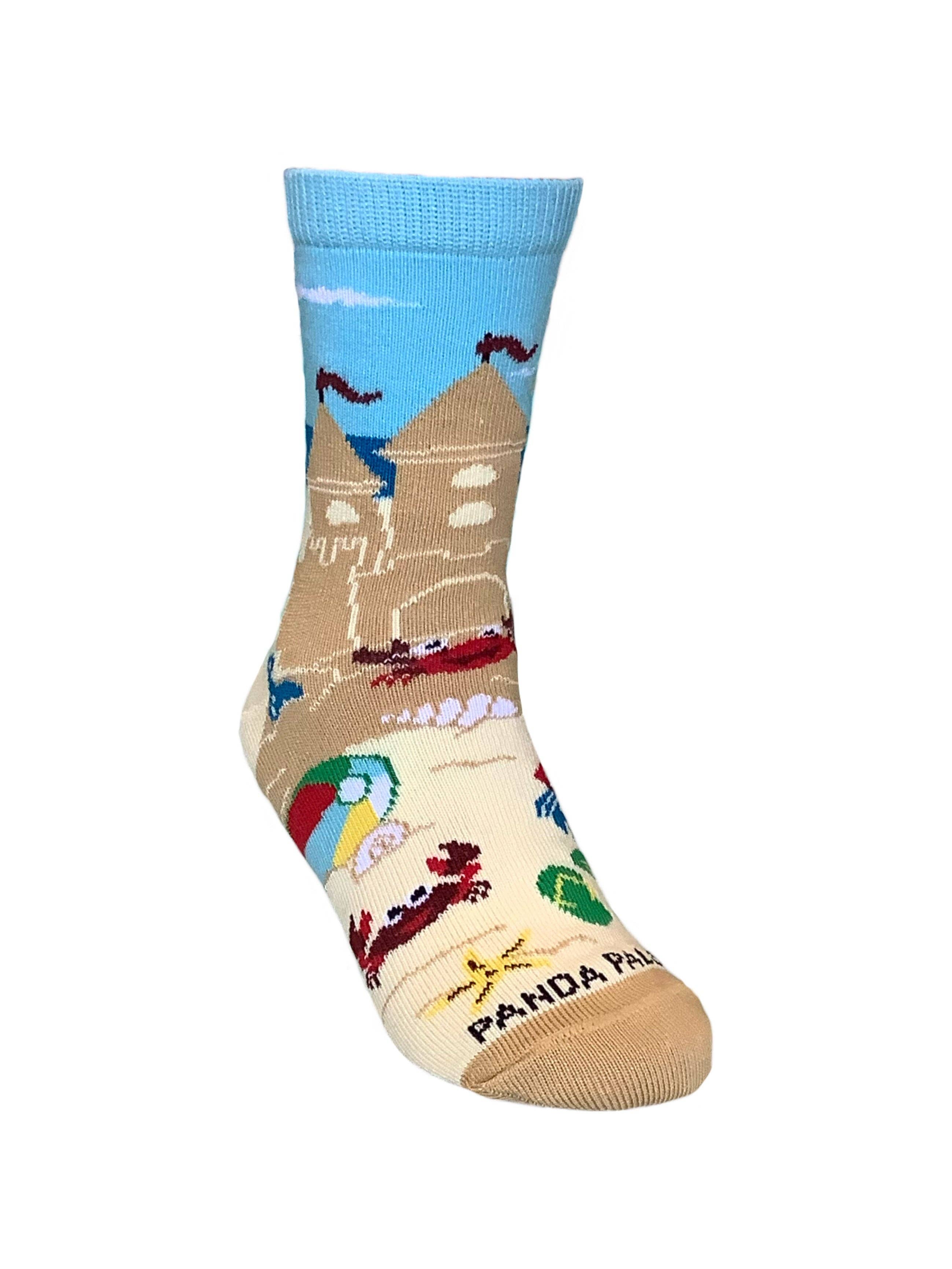 Sock Panda - Wholesale Socks - Kids - Sand Castle Socks (Ages 3-7) from the Sock Panda4