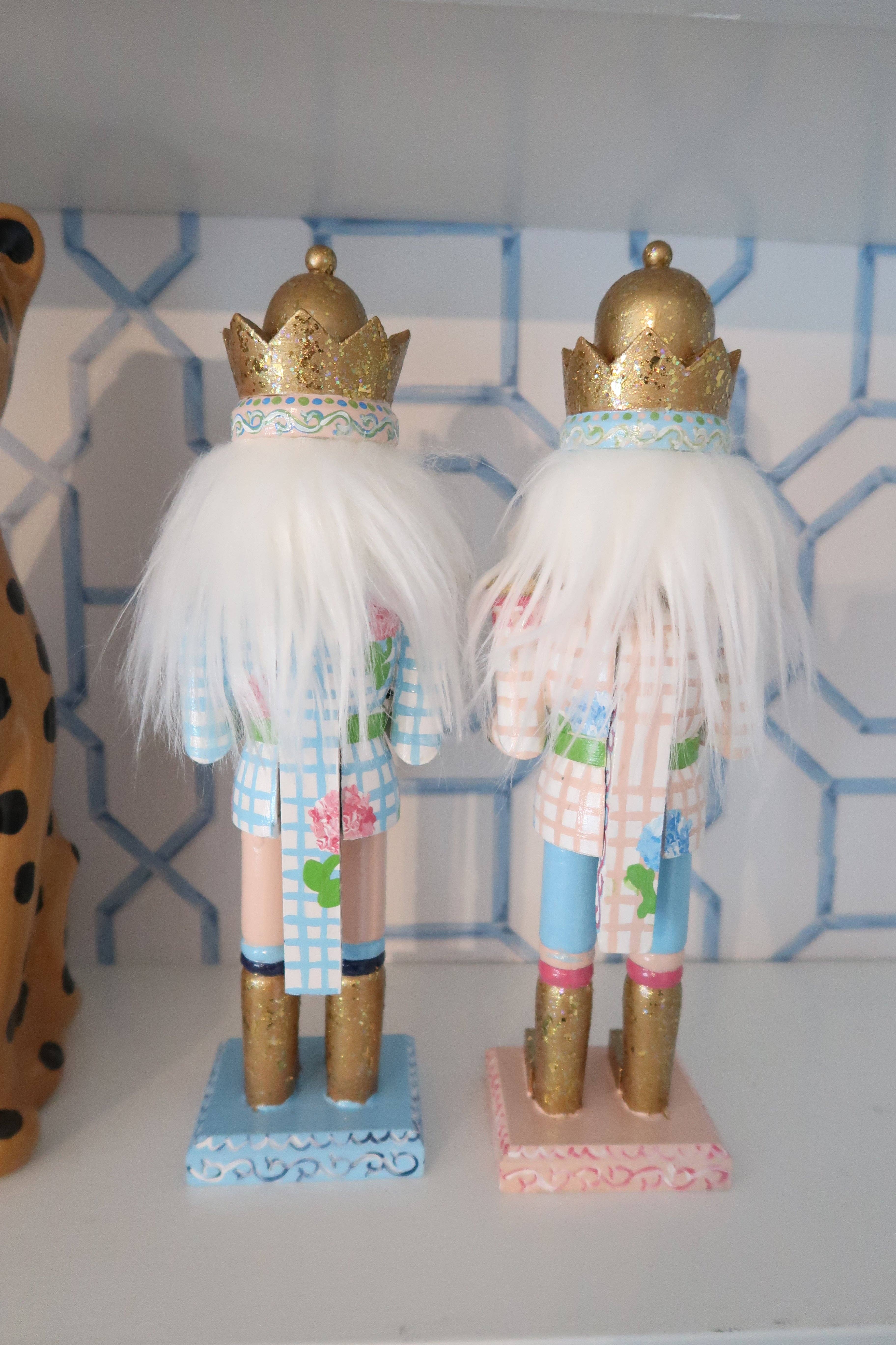 millie b & co - Wholesale Holiday Nutcracker - blue and blush hydrangea nutcracker2