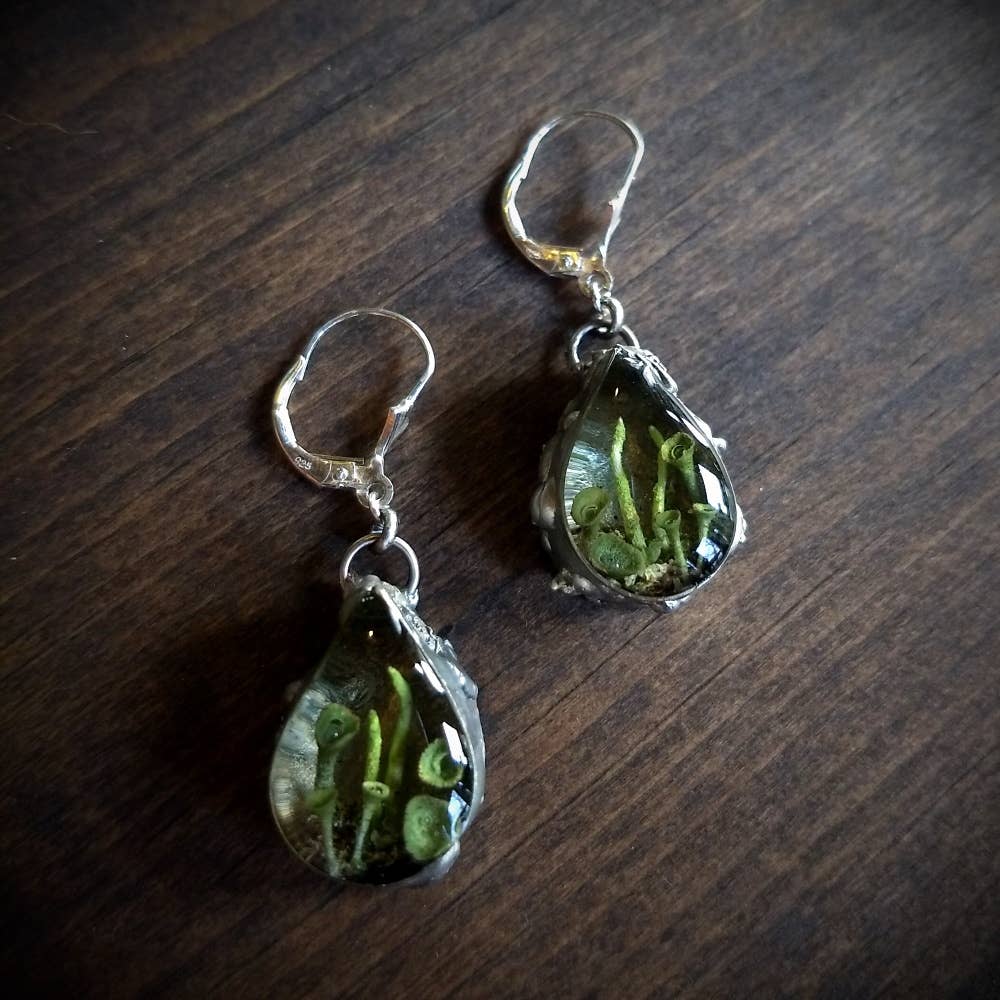Baba Yaga - Wholesale Dangle Earrings - Murky Garden Earrings2