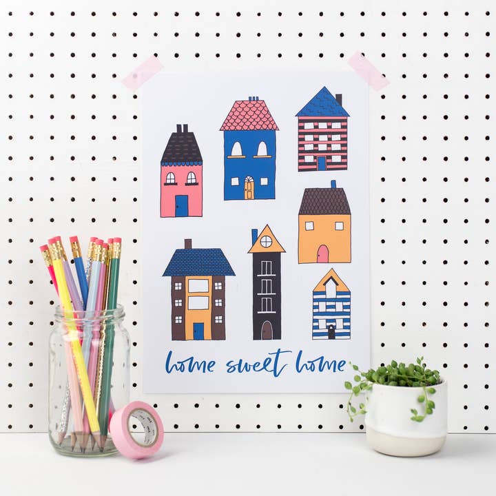 Impression d'art "Home Sweet Home" pour la vente par Hue Complete Me