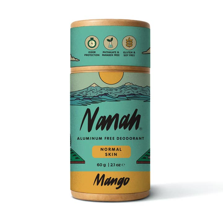 Mango Aluminum-Free Deodorant For All Skin Types | Made in Mexico | Plastic-Free | Vegan | 2.12 oz (60 g) for wholesale by Nanah Mexico
