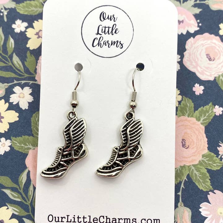 Our Little Charms - Wholesale Dangle Earrings - Cross Country Jewelry for Women - Gift for Runner - Athletic Earrings1