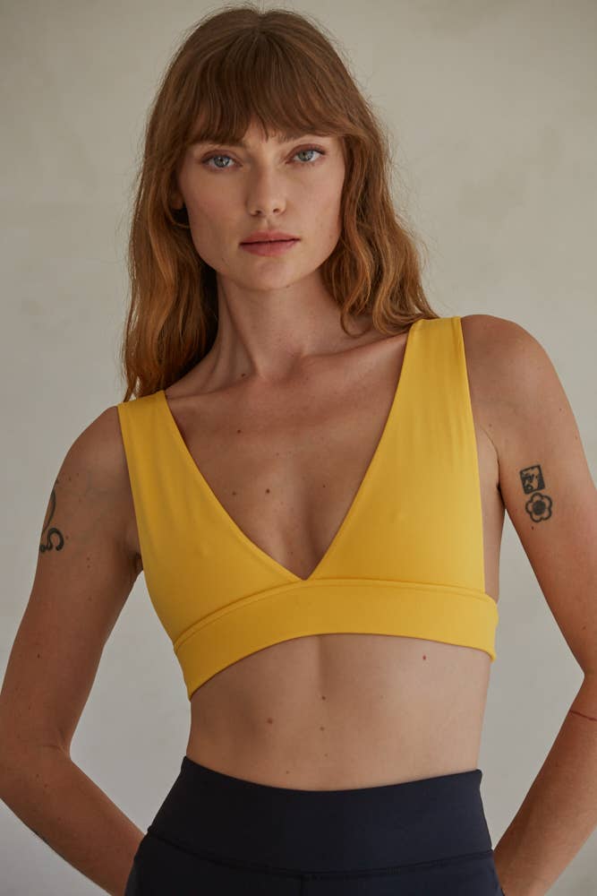 By Together - Vente Brassière – femme - Débardeur brassière sans couture en maille à col en V profond - Dealbreaker By Together6