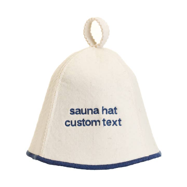 Chapéu de sauna em lã com bordado personalizado por atacado de Artisan Chest
