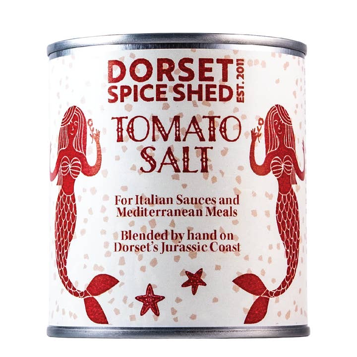 Dorset Spice Shed Tomato & Basil Salt for wholesale by 2Guys
