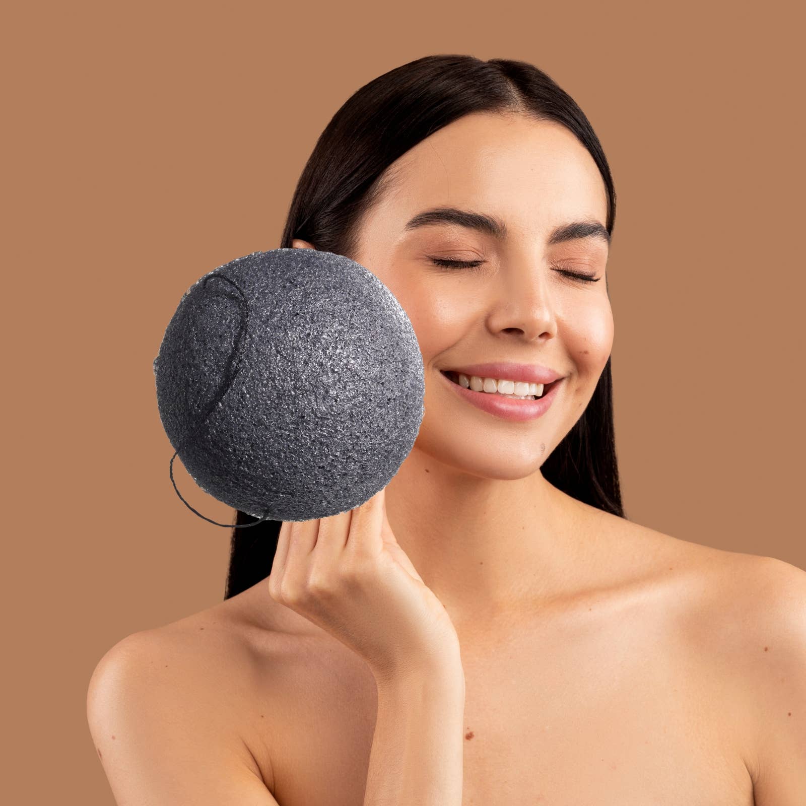 Zen'Arôme - Vente Nettoyants pour le visage - Éponge Konjac Visage Charbon de Bambou - 100% Naturelle5