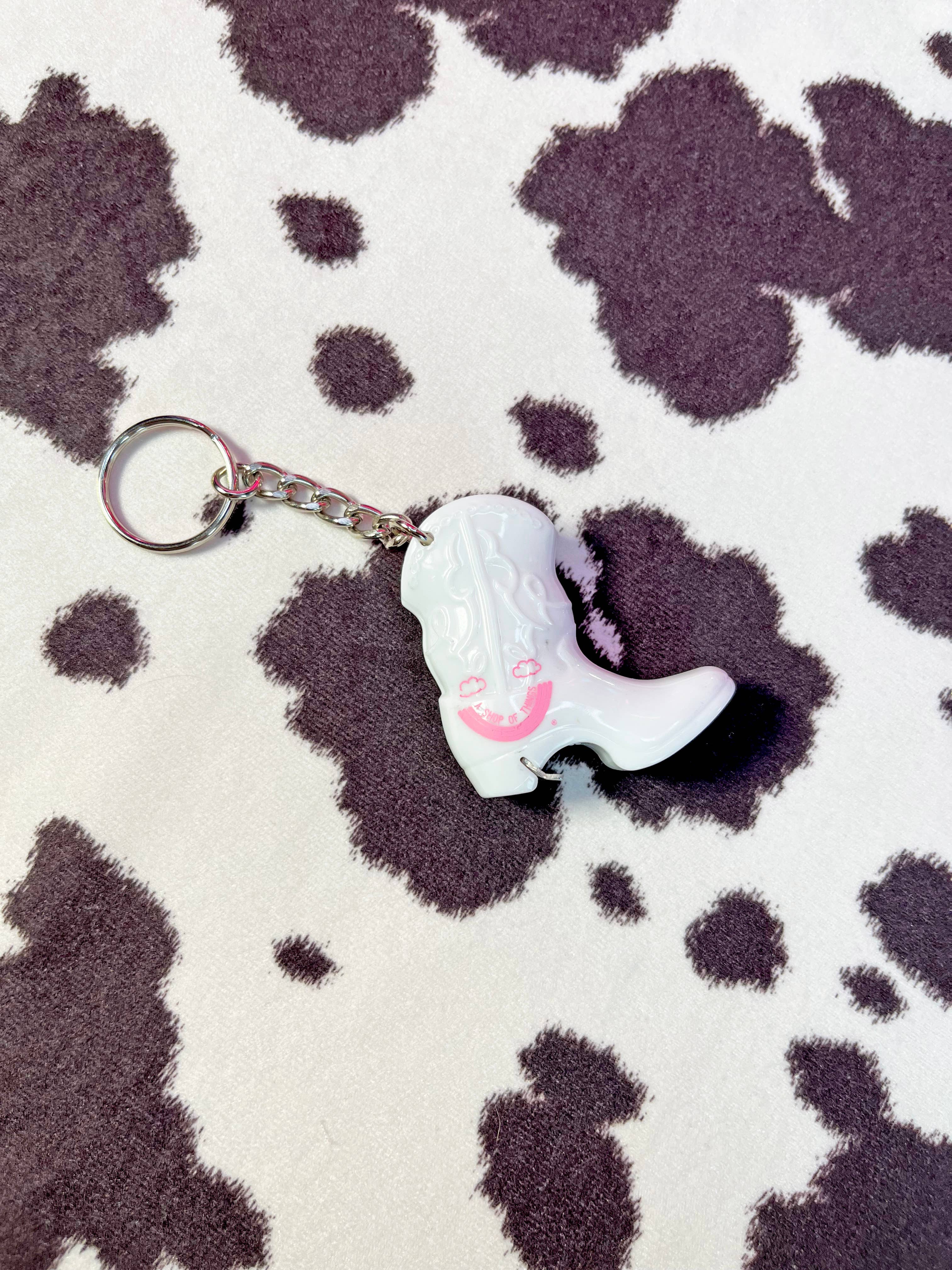 A Shop of Things - Wholesale Keychain - Women's - Boot Bottle Opener Keychain- White11