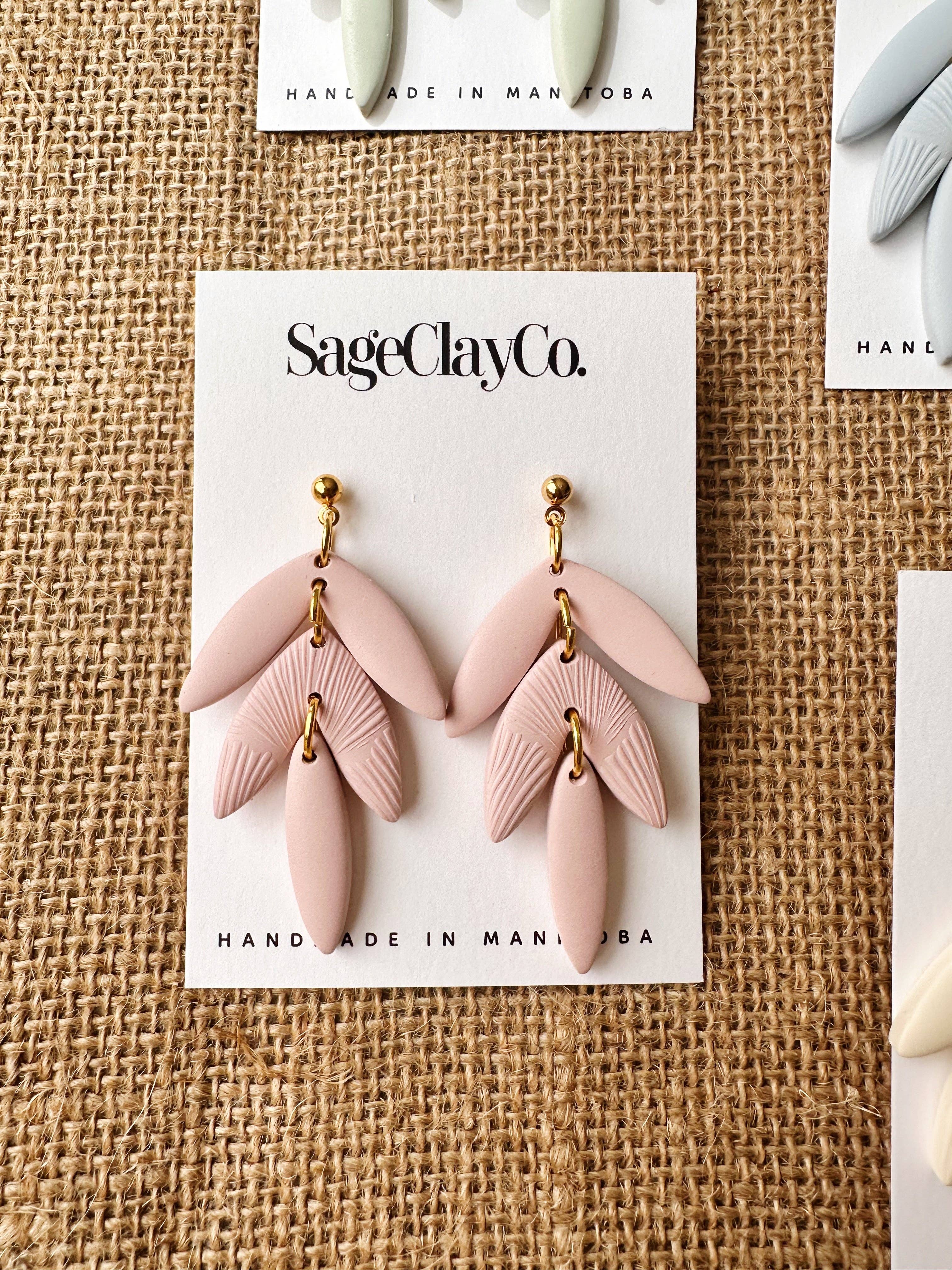SageClayCo - Wholesale Dangle Earrings - Dahlia | In Bloom Collection11