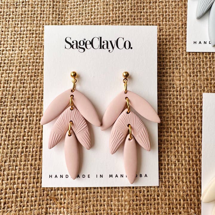 SageClayCo - Wholesale Dangle Earrings - Dahlia | In Bloom Collection11