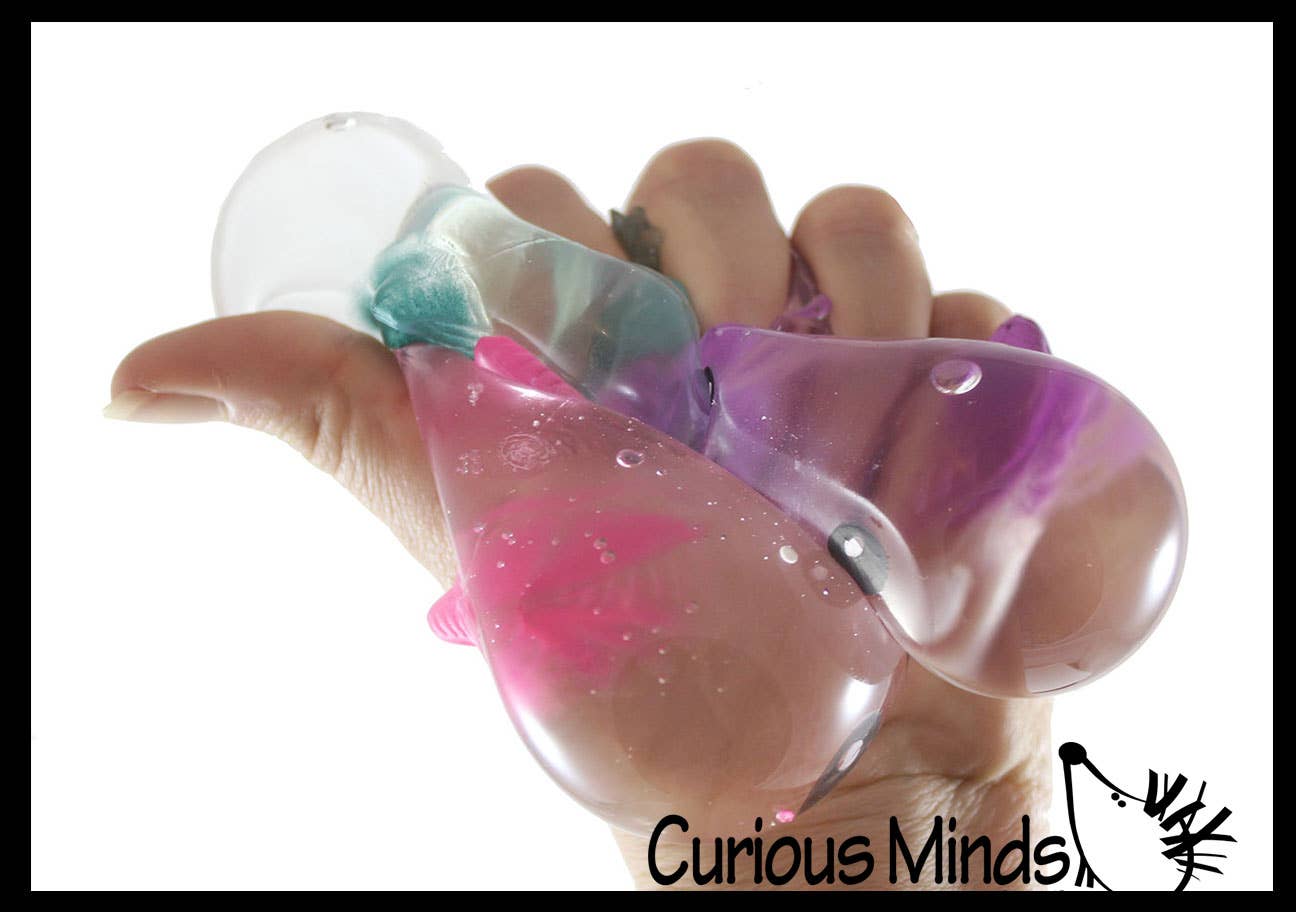 Curious Minds Toys - Wholesale Squishy Toy - Kids & Baby - 1 Axolotl Splat Ball -  Water Filled Splat Stress Ball - Thr7