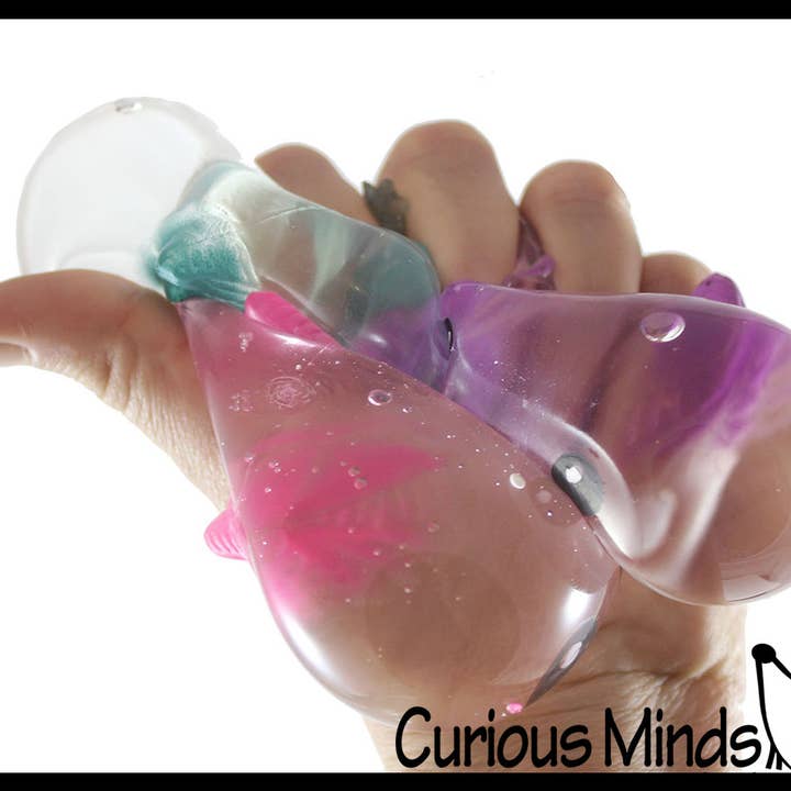 Curious Minds Toys - Wholesale Squishy Toy - Kids & Baby - 1 Axolotl Splat Ball - Water Filled Splat Stress Ball - Thr7