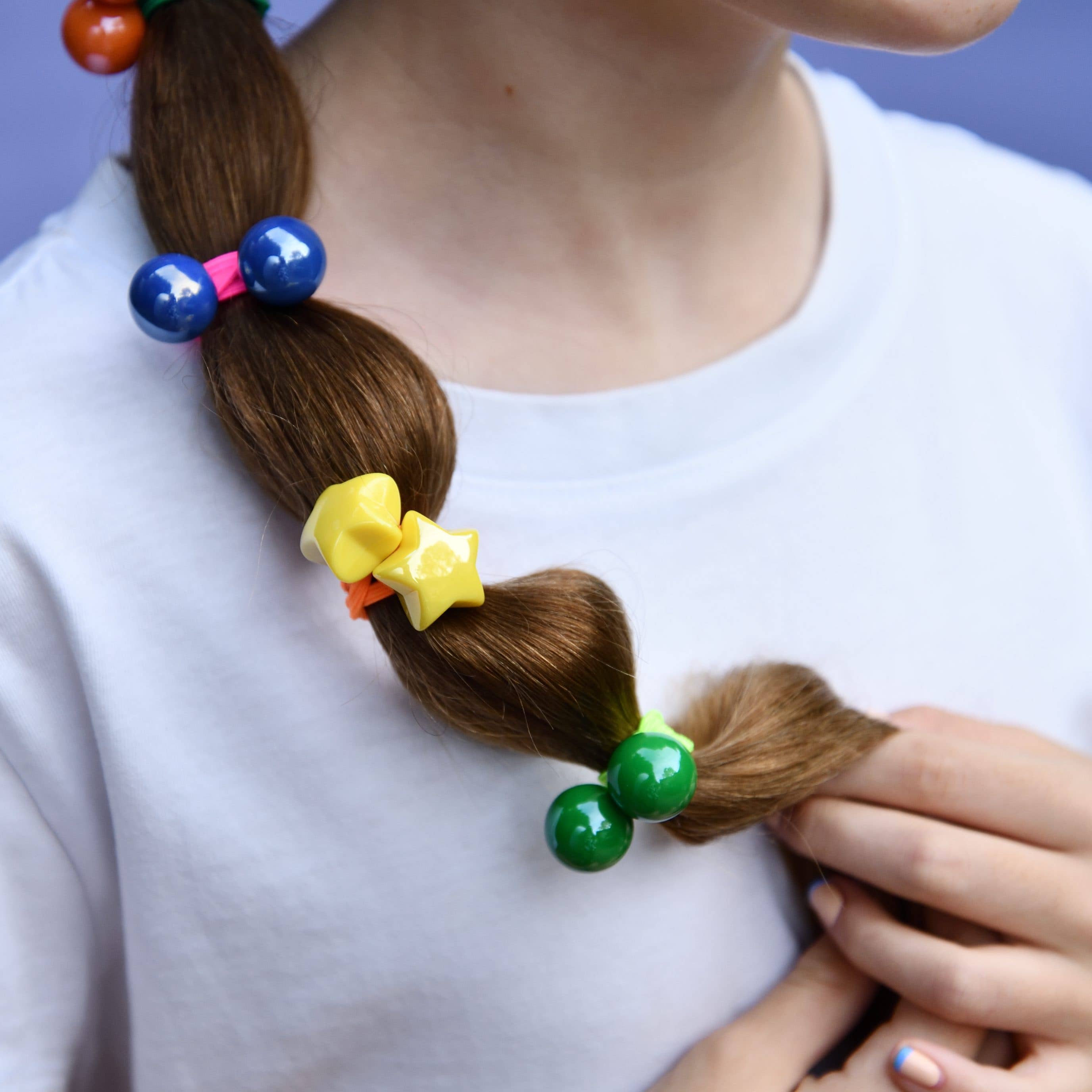 no nasties kids - Wholesale Hair tie – Kids - Starbright Bobbles Elastics Set3