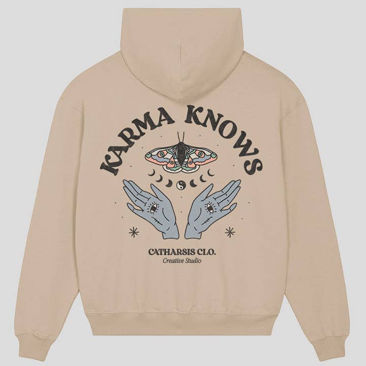 Karma Knows - Molleton à capuche unisexe et autres tendances Résultats pour karma en vente B2B. Retours gratuits et paiement à 60 jours sur Faire sur Faire.