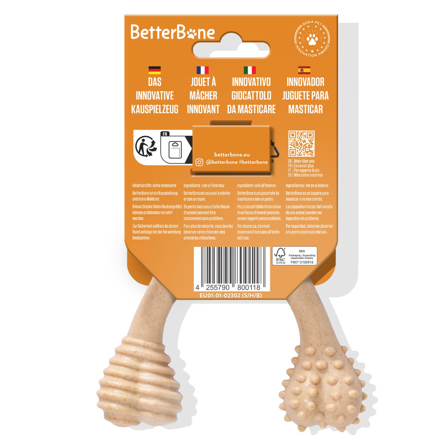 BetterBone – Großhandel Haustier-Kauspielzeug – Hund – DACH - Single: BetterBone / Small / Hard / Beef (SHB)7