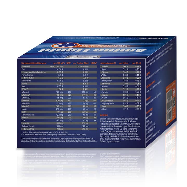 SanaExpert GmbH - Wholesale Oral Supplement/Vitamin - SanaExpert Amino Liquid, Trinkampullen, 25 ml, 30 Stück1