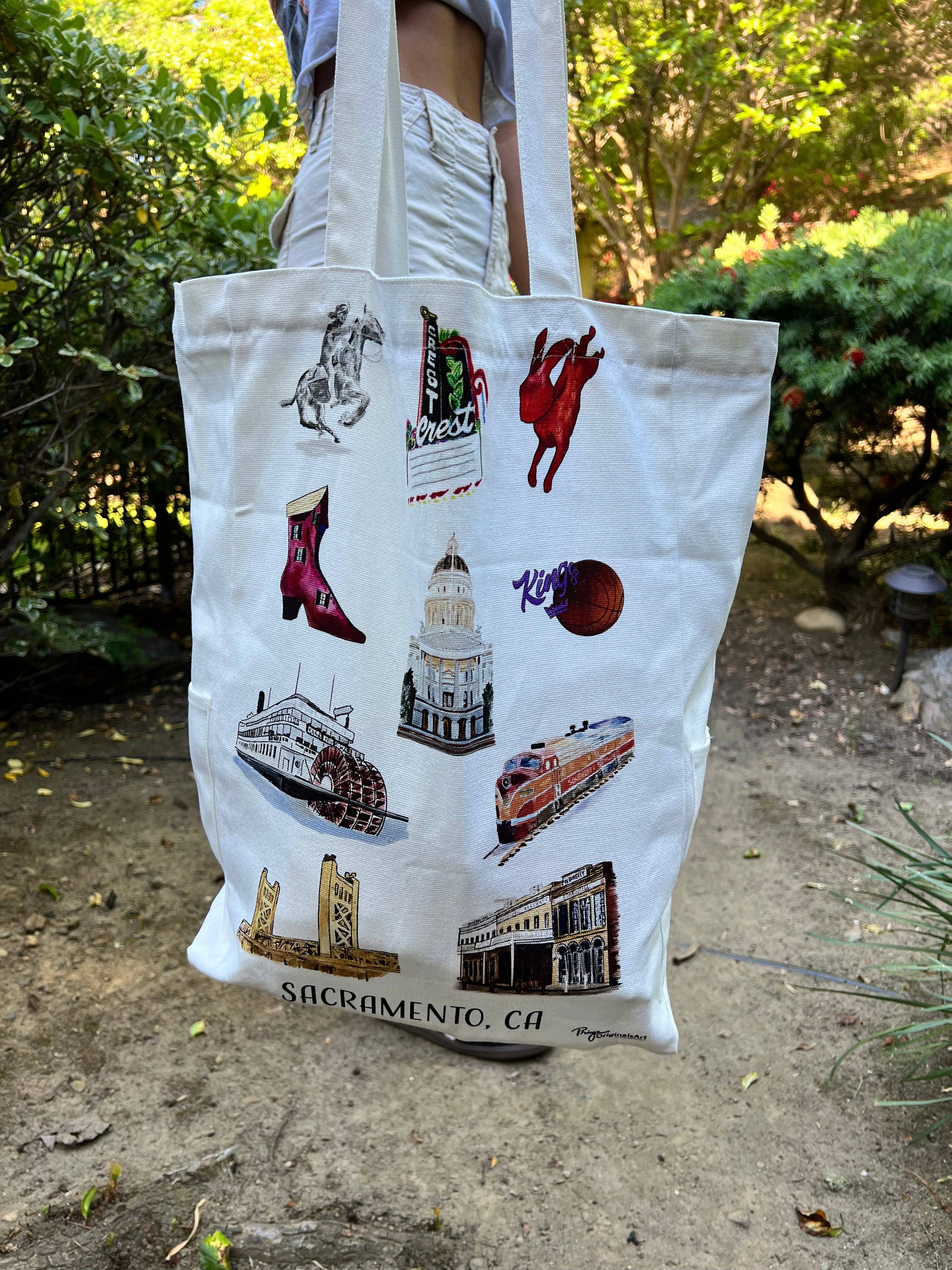 PriyaOriginalsArt - Wholesale Tote Bag - Women's - Sacramento favorites canvas tote2