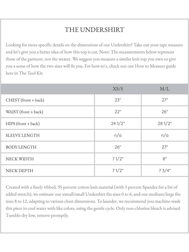 Claridge + King - Wholesale Tank Top - Women's - The Undershirt