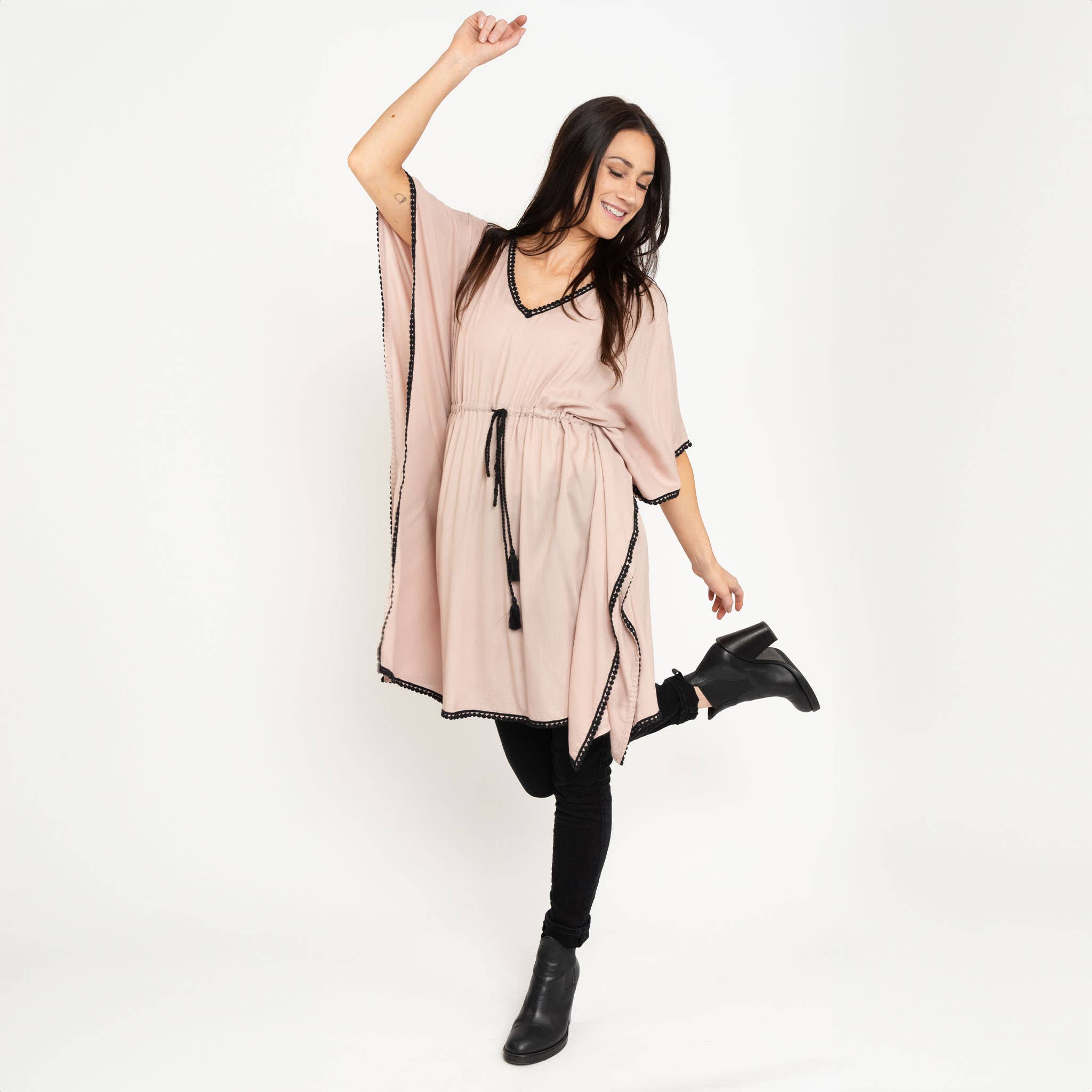 Elsie & Zoey - Wholesale Strandvestje/Strandjurk/Strandtuniek - Dames - Nesli lichtgewicht badpakkenhoes met trekkoord, one size4