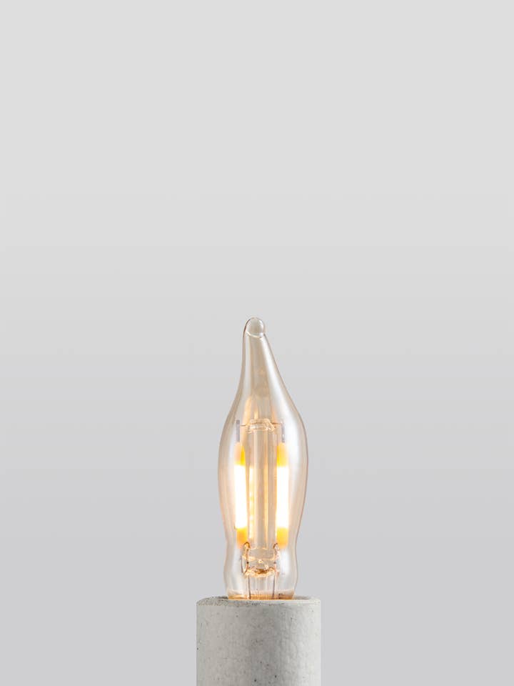 Goldenline Petite Chandelier LED Bulb for wholesale by Mavisten Edition