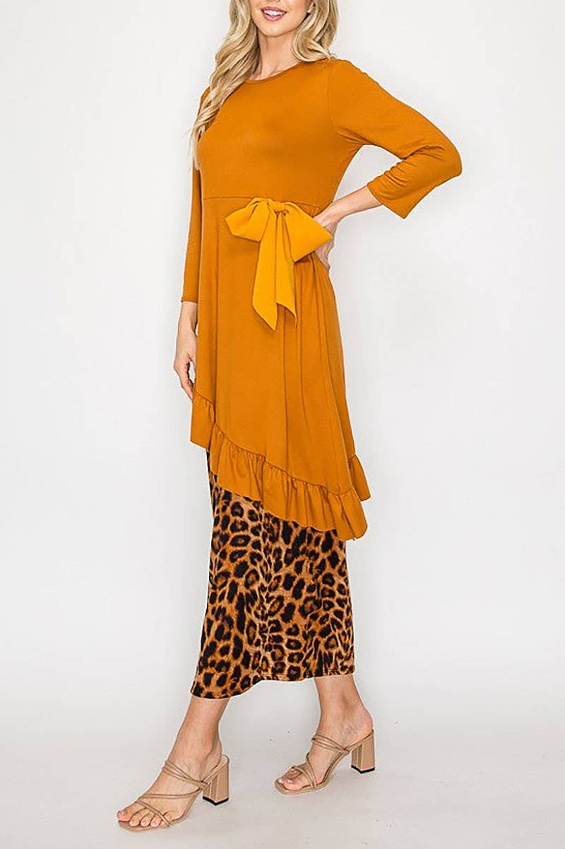 ROUSSEAU - Wholesale Tuniek - Dames - ASYMMETRISCHE GERUFFELDE TUNIEKTOP1