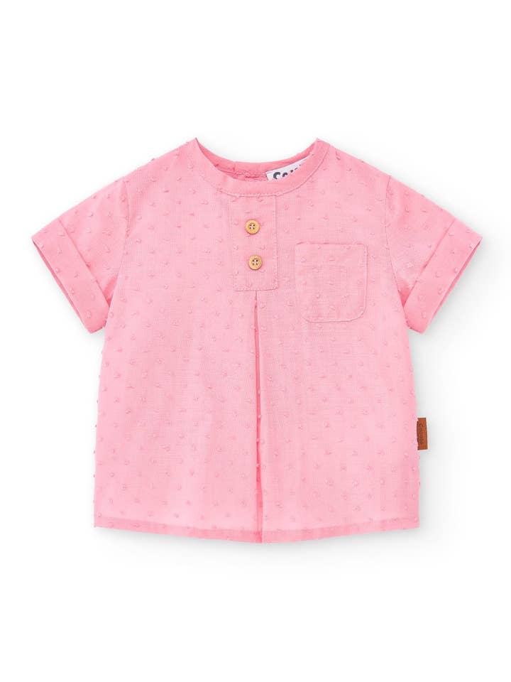 Pink Cocote & Charanga baby shirt for wholesale by Charanga