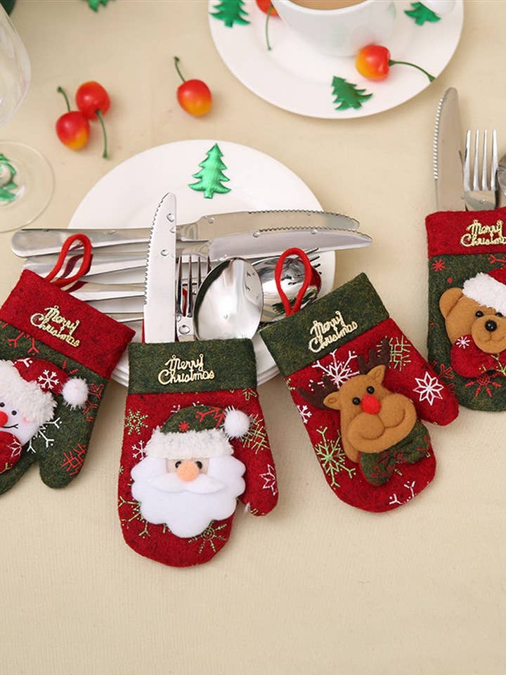 CWMM9346_CHRISTMAS GLOVE TABLEWARE GIFT BAG for wholesale by NINEXIS