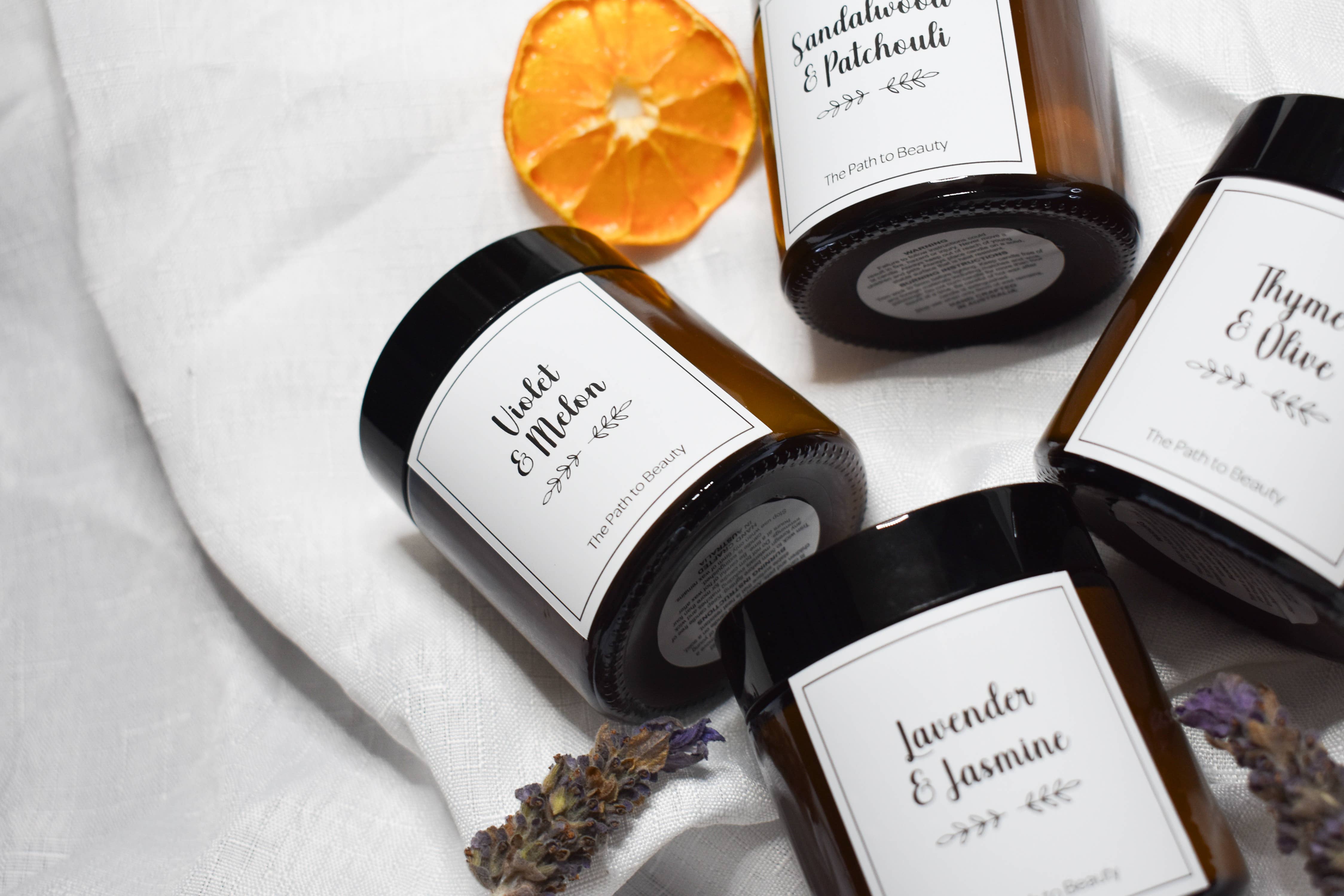 The Path to Beauty - Wholesale Jar/Filled Candle - Lavender & Jasmine3