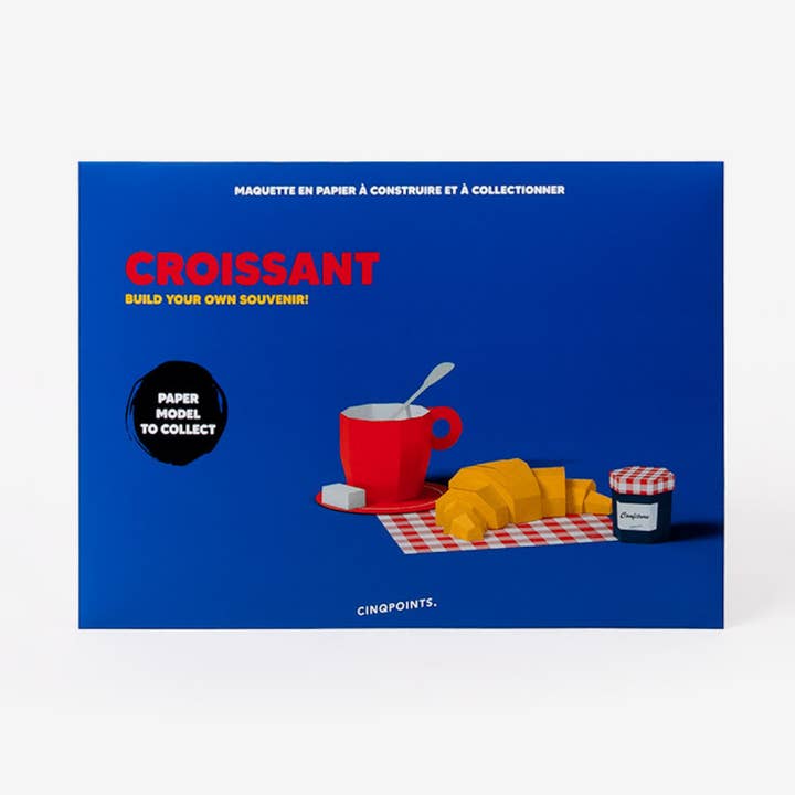 3D PAPERFOOD CROISSANT av Cinqpoints för wholesale av Today is Art Day