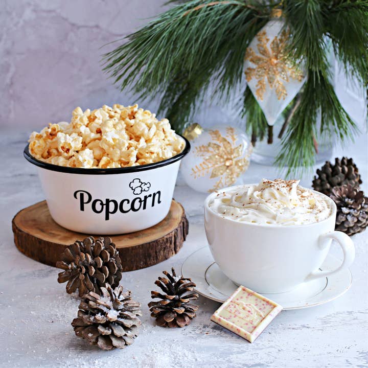 Dell Cove Spices & More Co. - Wholesale Popcorn Kernels - Baby White Popcorn Kernels - 2 Pound Bag - Hulless Pop Corn
