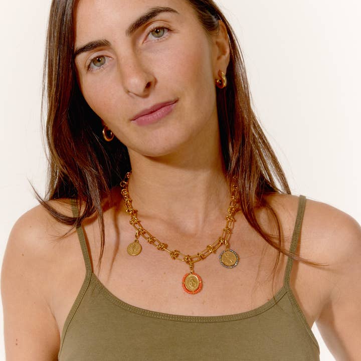 Palas - Wholesale Pendant/Charm Necklace - Composition Under the Palm Trees6