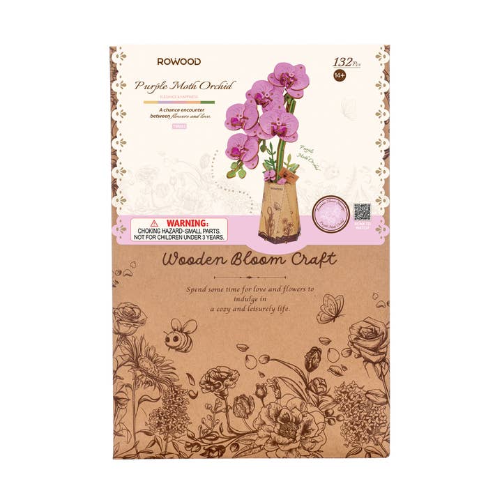 Purple Moth Orchid for wholesale by Robotime