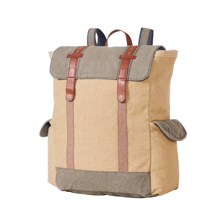Mona B. - Wholesale Backpack – Women's - Recycled Sebastian-Ba Women's Canvas Backpack3