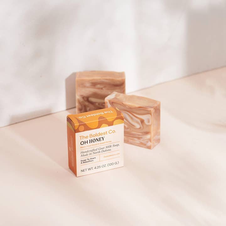 Savon en barre Oh Honey pour la vente par The Boldest Co.