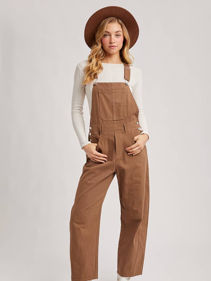 Peace Love Line - Wholesale Jumpsuit - Women's - PL7552 - BARREL OVERALLS JUMPSUIT7